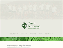Tablet Screenshot of campfernwood.com